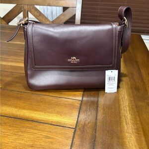 Coach large Etta flap bag